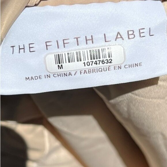 🌻THE FIFTH LABEL Tan Remake Cropped Puffer Jacket US SIZE 6 - Picture 11 of 13